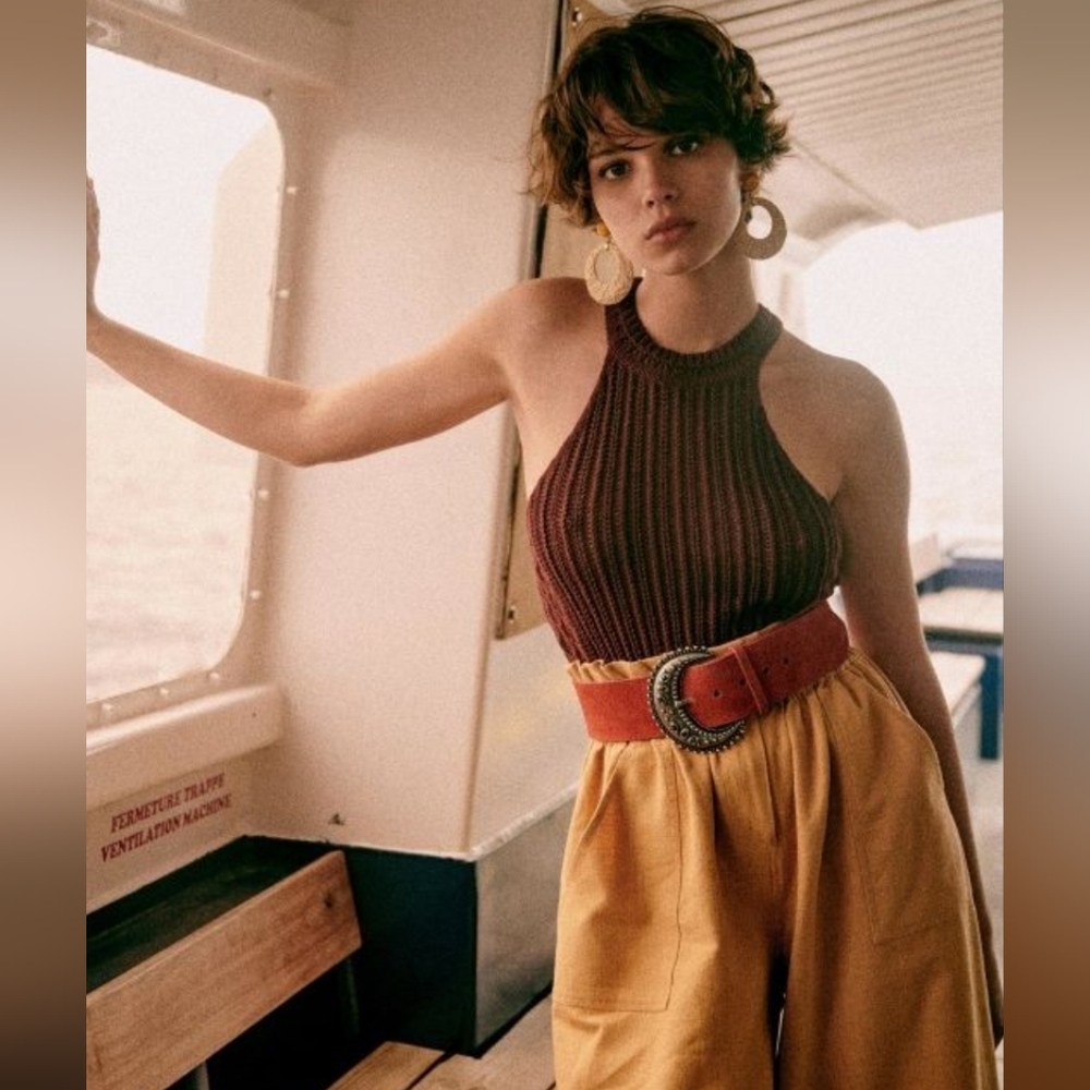 Sezane Jessica Knit Top